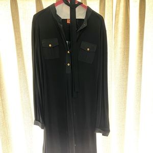 Tory Burch Knee Length Black dress. Size XL
